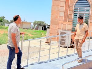تنفيذ مدخل لذوي الاحتياجات الخاصة